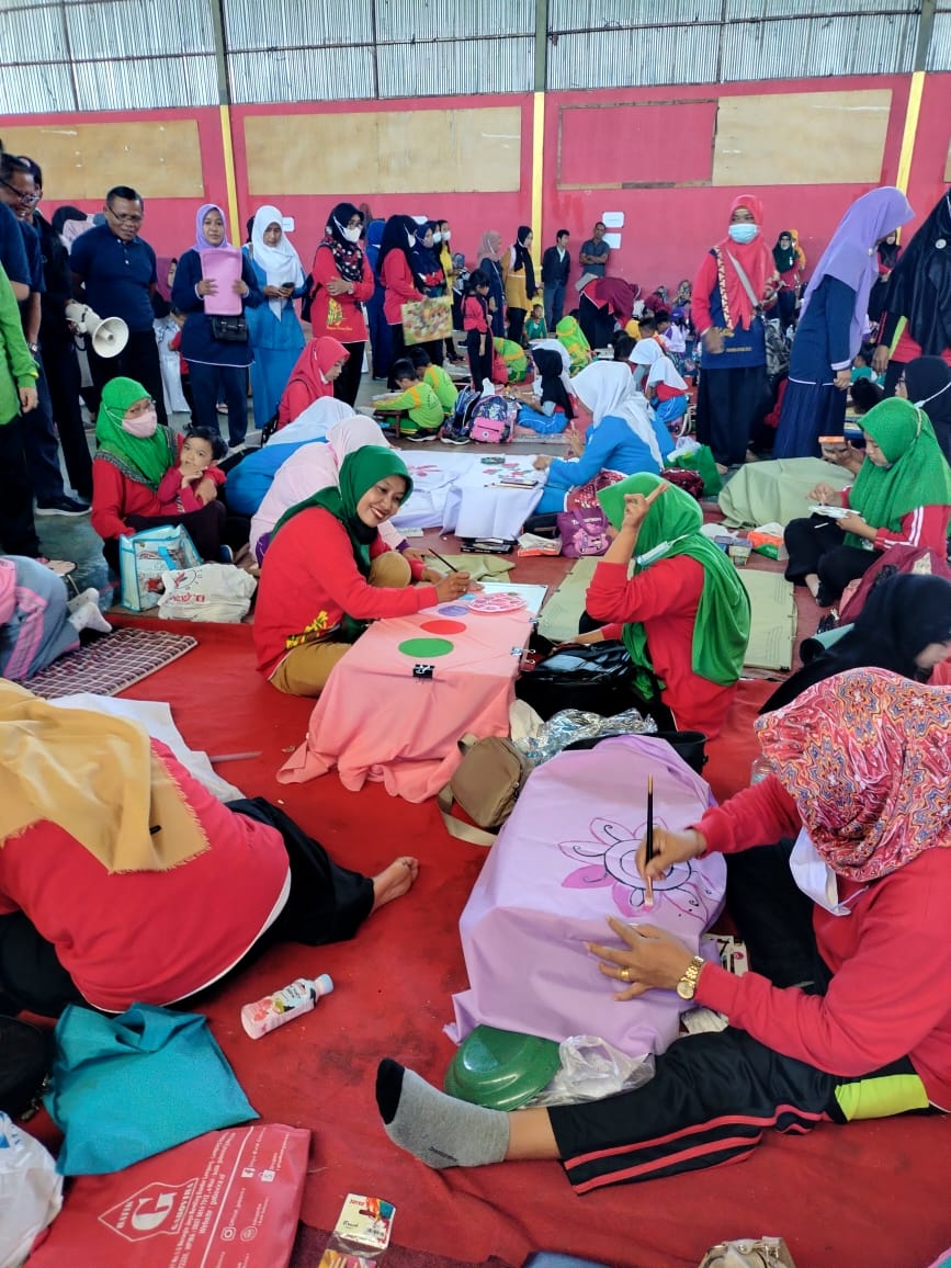 Lomba Mewarnai dan Menggambar Meriahkan HUT ke. 72 Tahun IGTKI-PGRI.