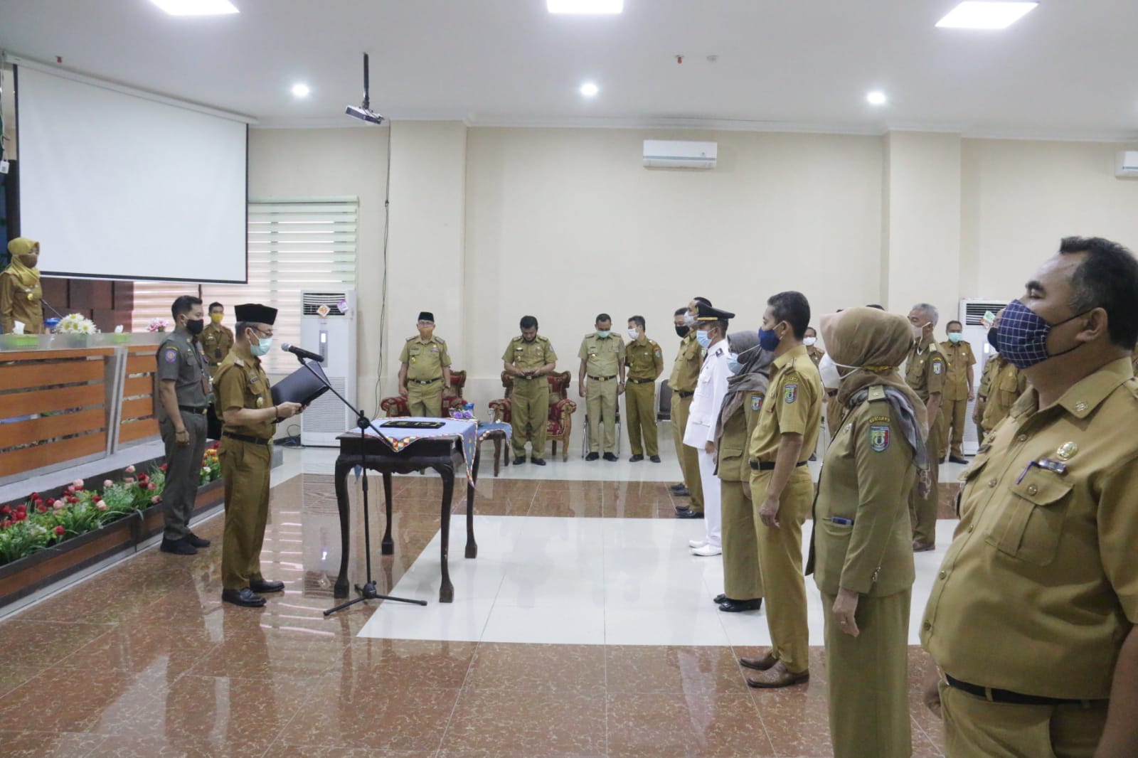 41 Pejabat Administrator Pemkab  Pringsewu Dilantik.