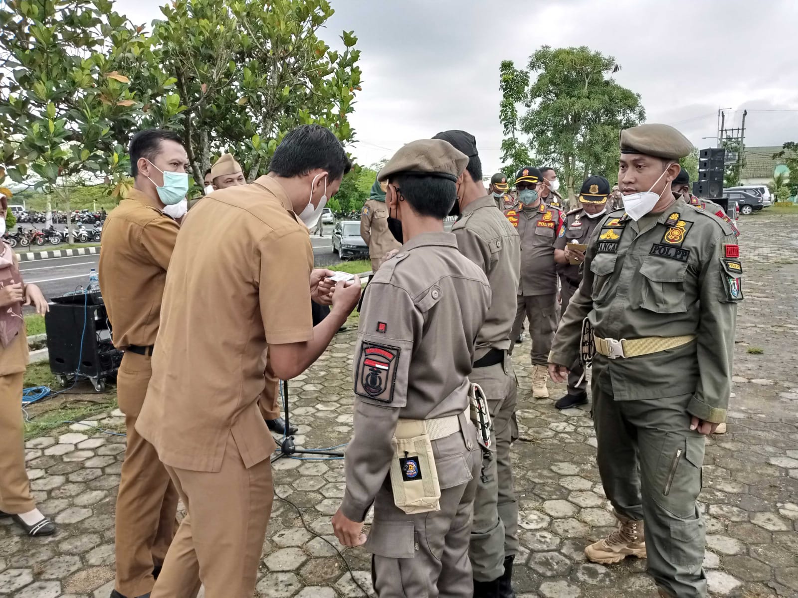 Pemkab Pringsewu Evaluasi Pegawai Kontrak Satpol-PP