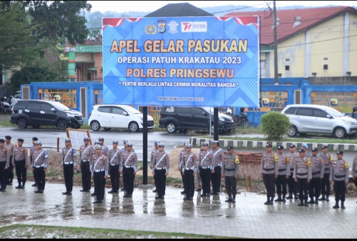 Operasi Patuh Krakatau, Polres Pringsewu Imbau Masyarakat Patuhi Aturan Lalu Lintas