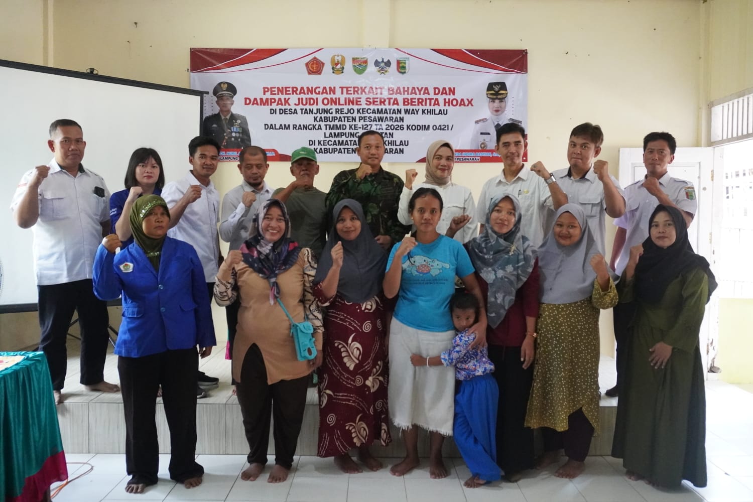 Diskominfotiksan Pesawaran Gelar Sosialisasi Bahaya Judol dan Hoaks