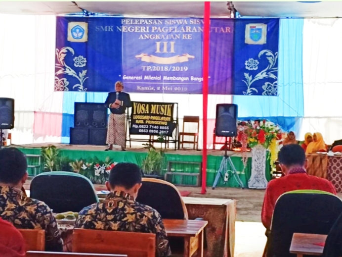 SMKN 1 Pantura Gelar Pelepasan Anak Didik Kelas XII