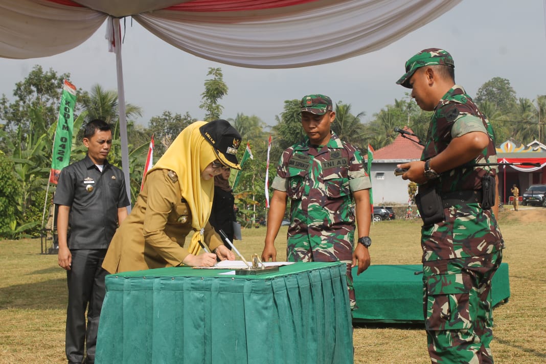 TMMD Kodim 0424 Tanggamus Membuka Akses Keterpencilan.