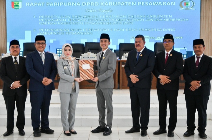 Pemkab Pesawaran dan DPRD Sepakati Ranperda RPJMD 2025–2029