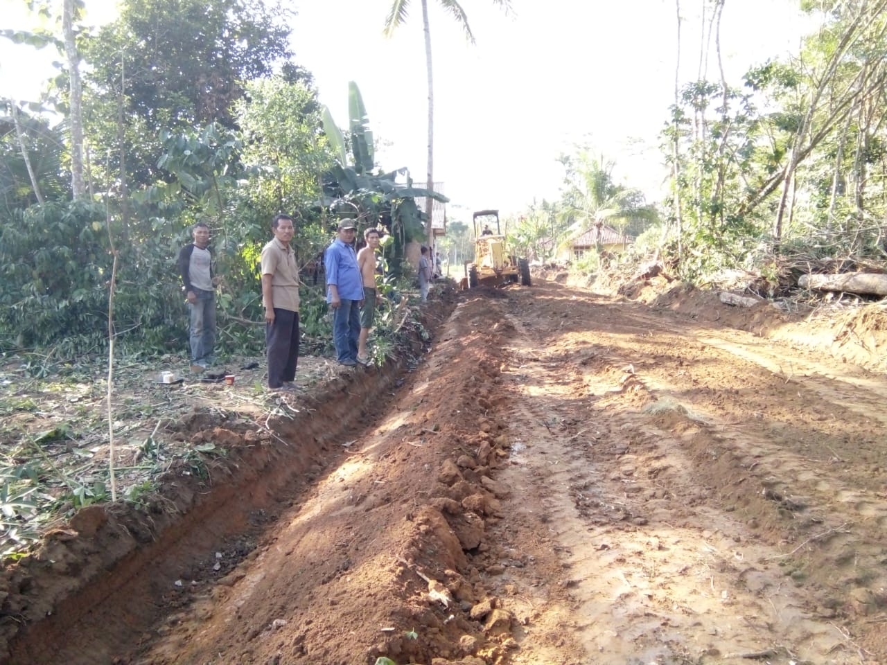 Dana Desa Tiyuh Panaragan Bangun Infrastruktur.