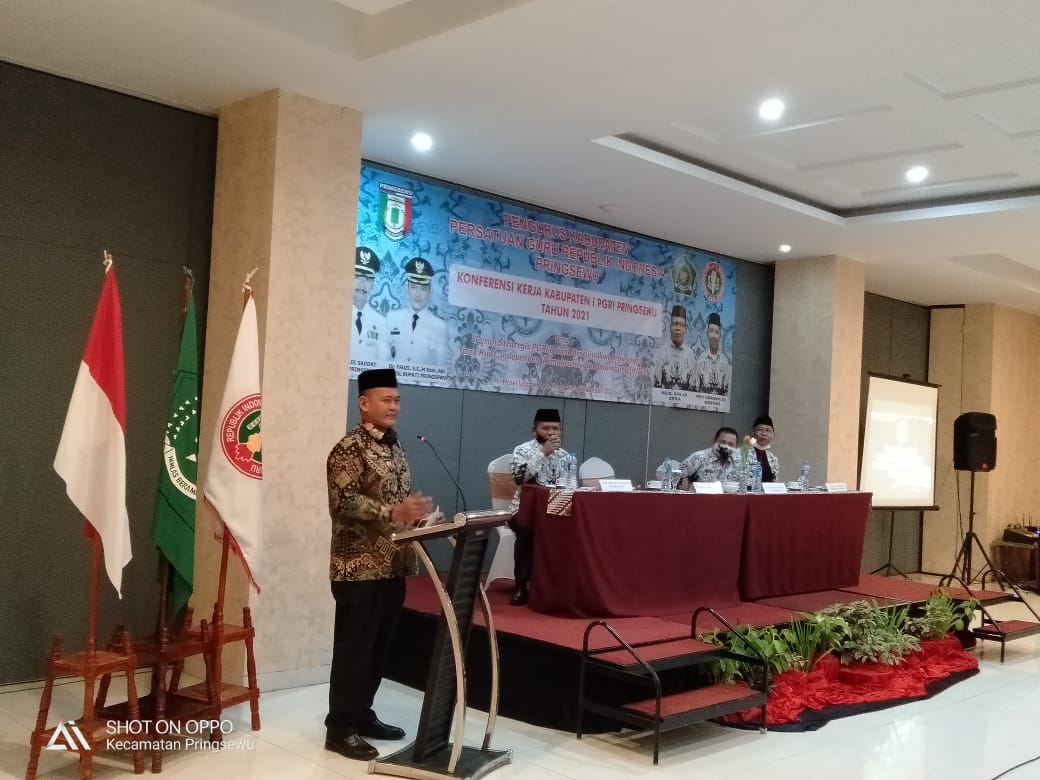 PGRI Pringsewu Minta Pemerintah Dapat Memprioritaskan Pengangkatan Guru Honorer Menjadi PPPK.