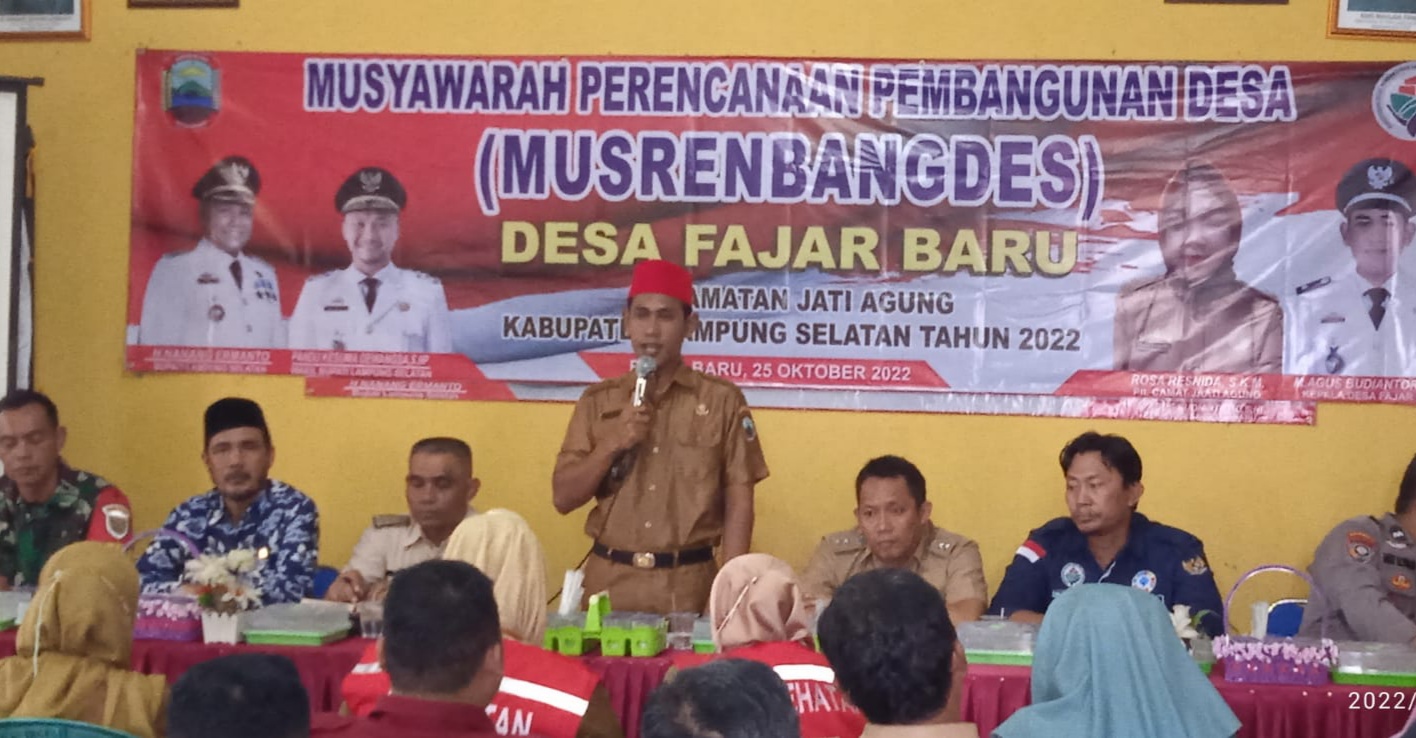 Pemdes Fajar Baru Gelar Musrenbangdes 2023