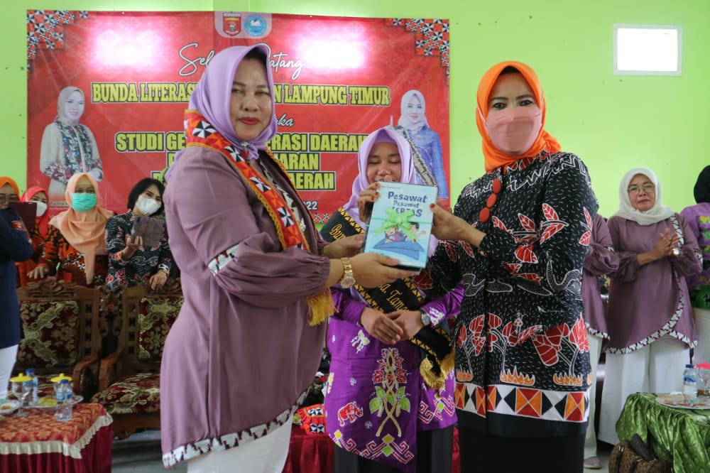 Kabupaten Lambar Terima Kunjungan Studi Gerakan Literasi Lampung Timur