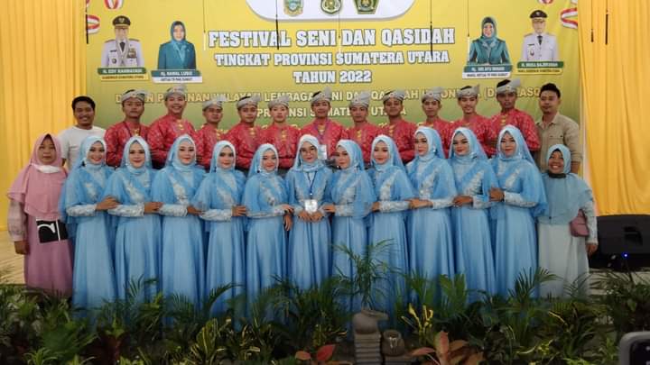 Kafilah Kabupaten Asahan Raih Peringkat Ke-5 Festival Seni Qasidah Tingkat Provinsi Sumut