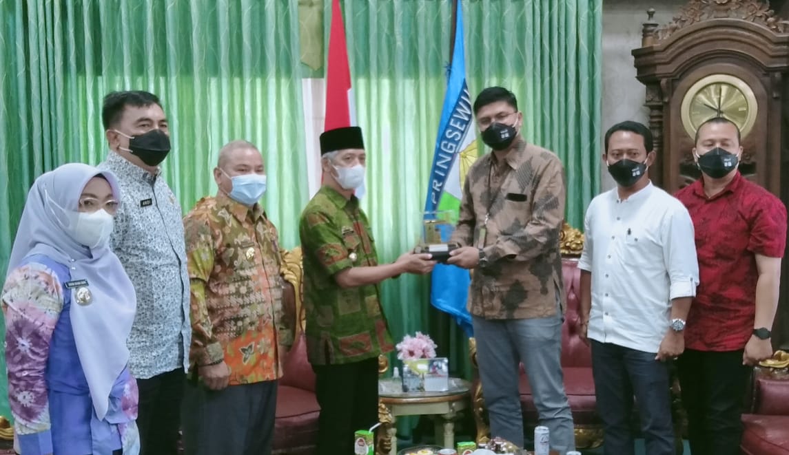 Program Langit Biru, Bupati Pringsewu Terima Audiensi PT. Pertamina