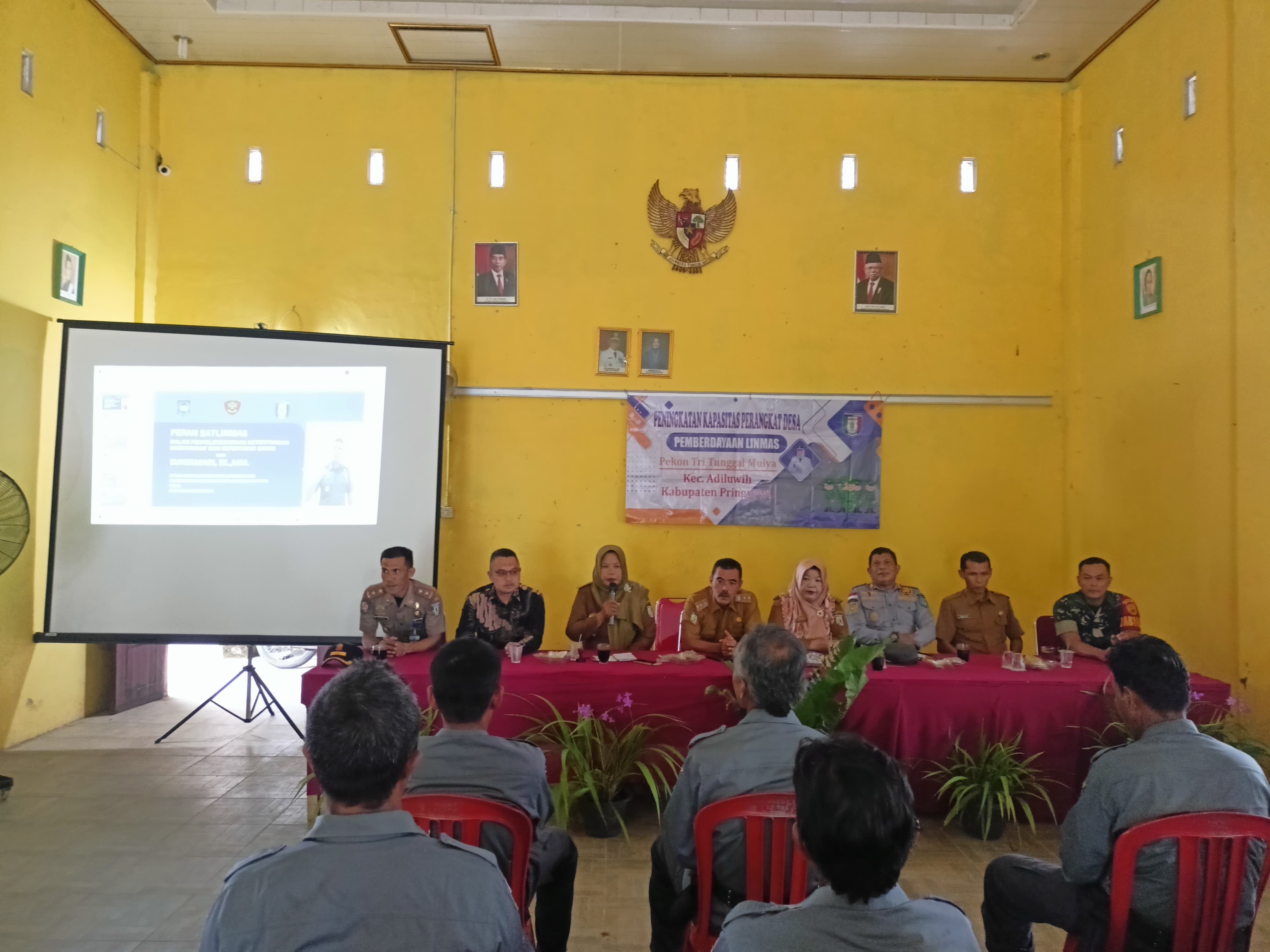 Pekon Tritunggal Mulyo Pringsewu Gelar Pemberdayaan Satlinmas