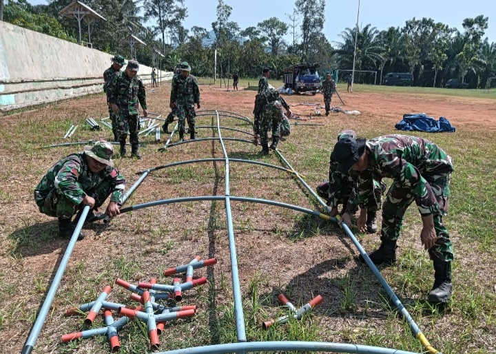 Jelang Penutupan Satgas TMMD KE-121 Lakukan Persiapan