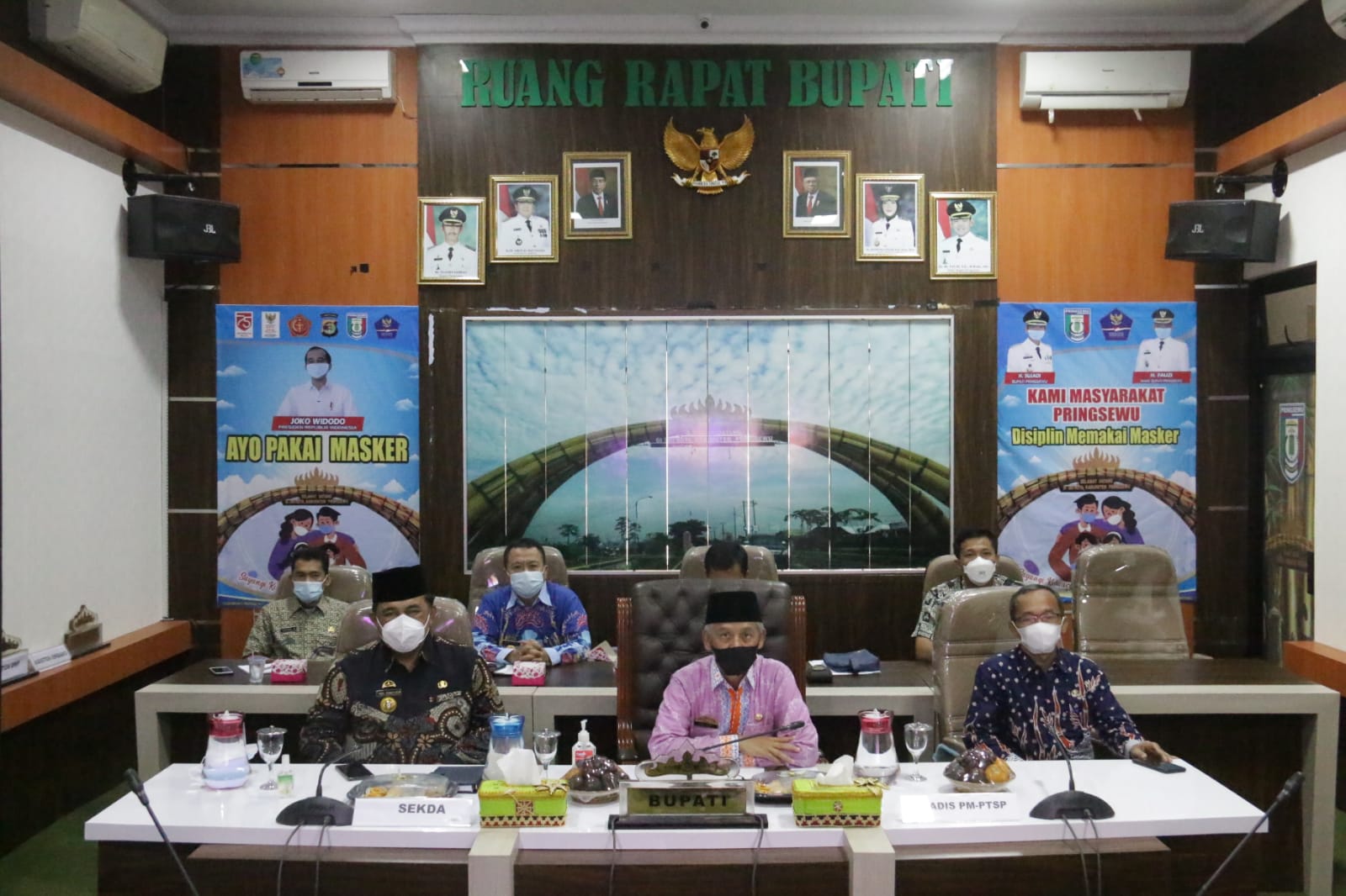 Bupati Pringsewu Ikuti Munas V  APKASI Secara Virtual