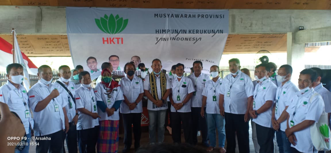 Umar Ahmad Terpilih Secara Aklamasi Menjadi Ketua HKTI Lampung Periode 2021-2026.