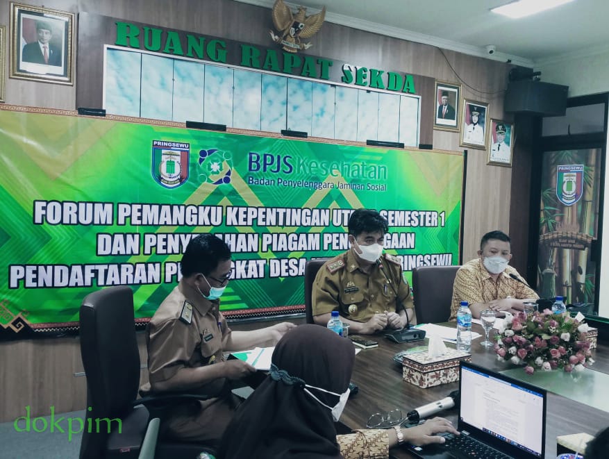 Capaian Cakupan Kepesertaan UHC JKN Pringsewu Baru 74,66%