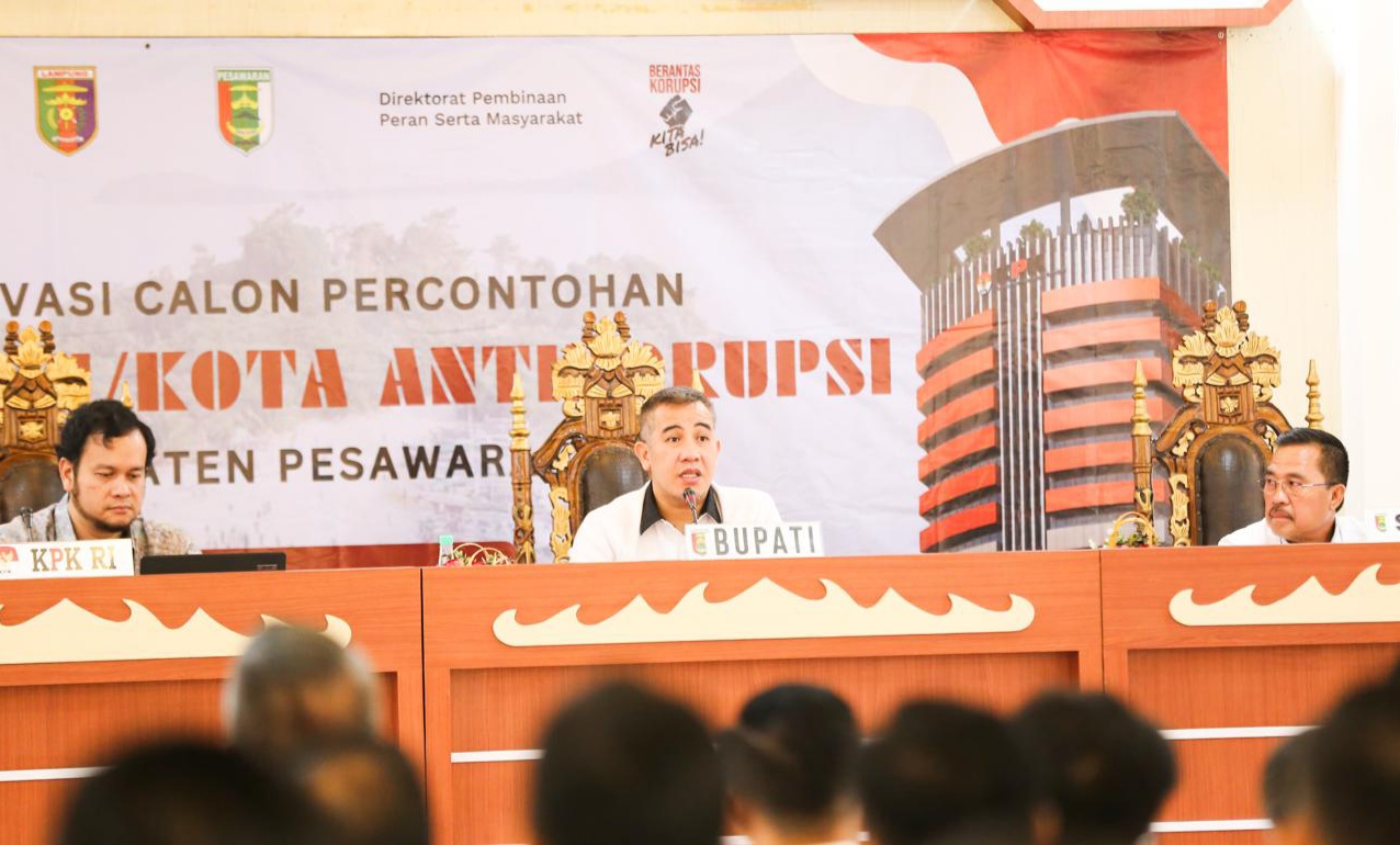 Observasi Program, KPK RI Kunjungi Pesawaran