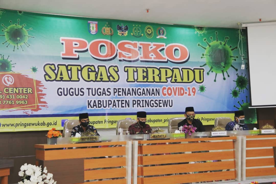 Pemkab Pringsewu Gelar Rapat Panduan Kegiatan Keagamaan Di Masa Pandemi Covid-19.