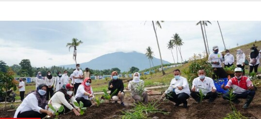 Pemkab Lamsel Kembangkan Kebun Edukasi Toga Menjadi Destinasi Wisata.