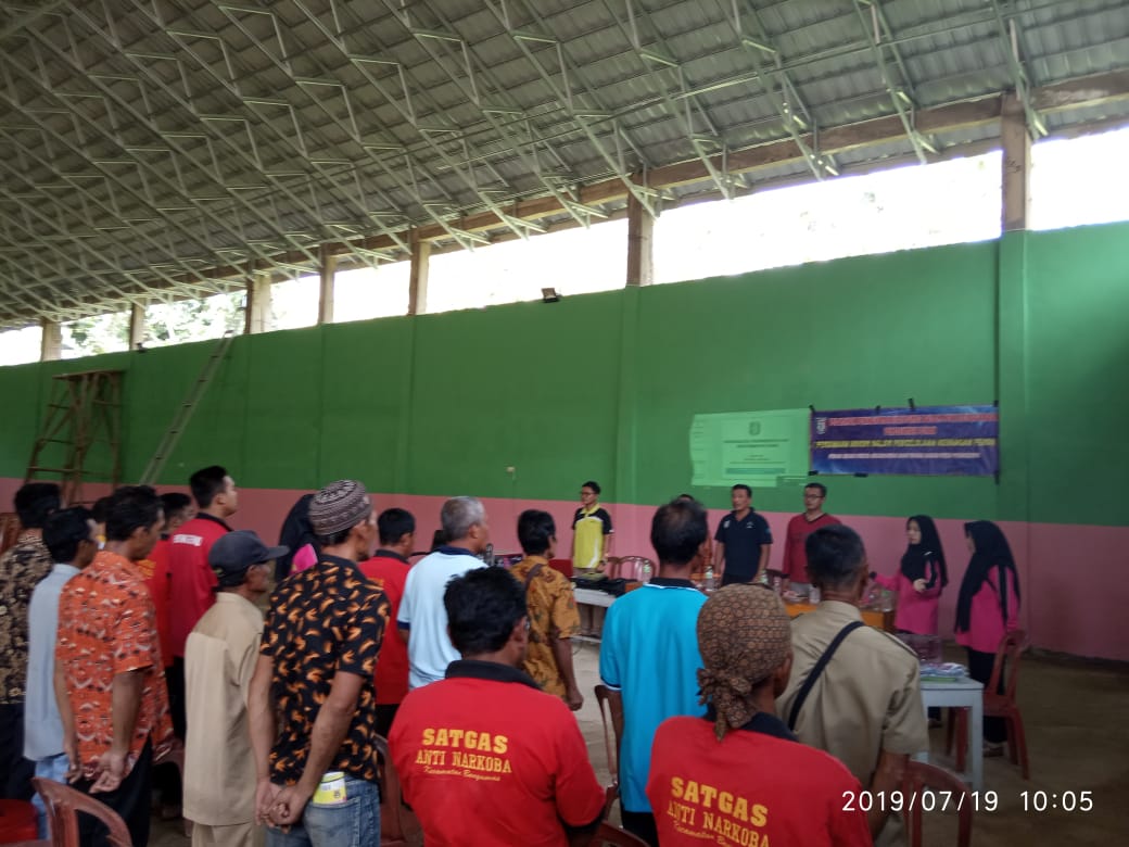 Pelatihan Kapasitas Aparatur Pekon Sinar Mulya.