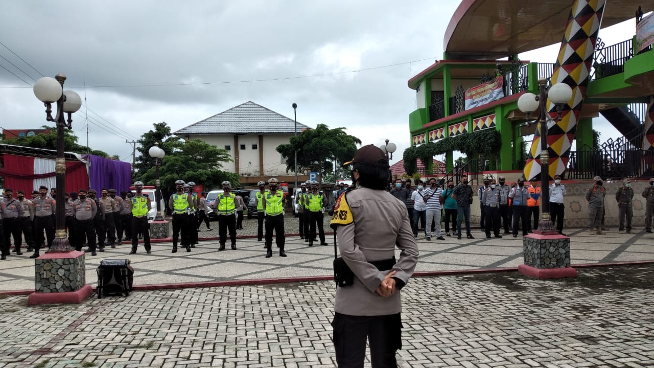 Jelang Pergantian Tahun, Polres Tanggamus Gelar Patroli Skala Besar.