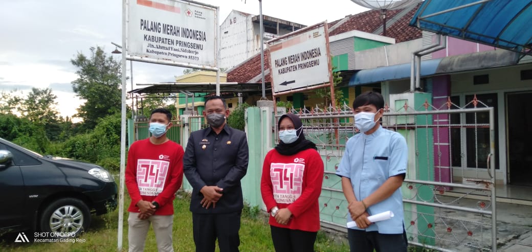 Wakil Bupati Pringsewu Minta PMR & KSR - PMI di Perguruan Tinggi & Sekolah Diaktifkan Kembali