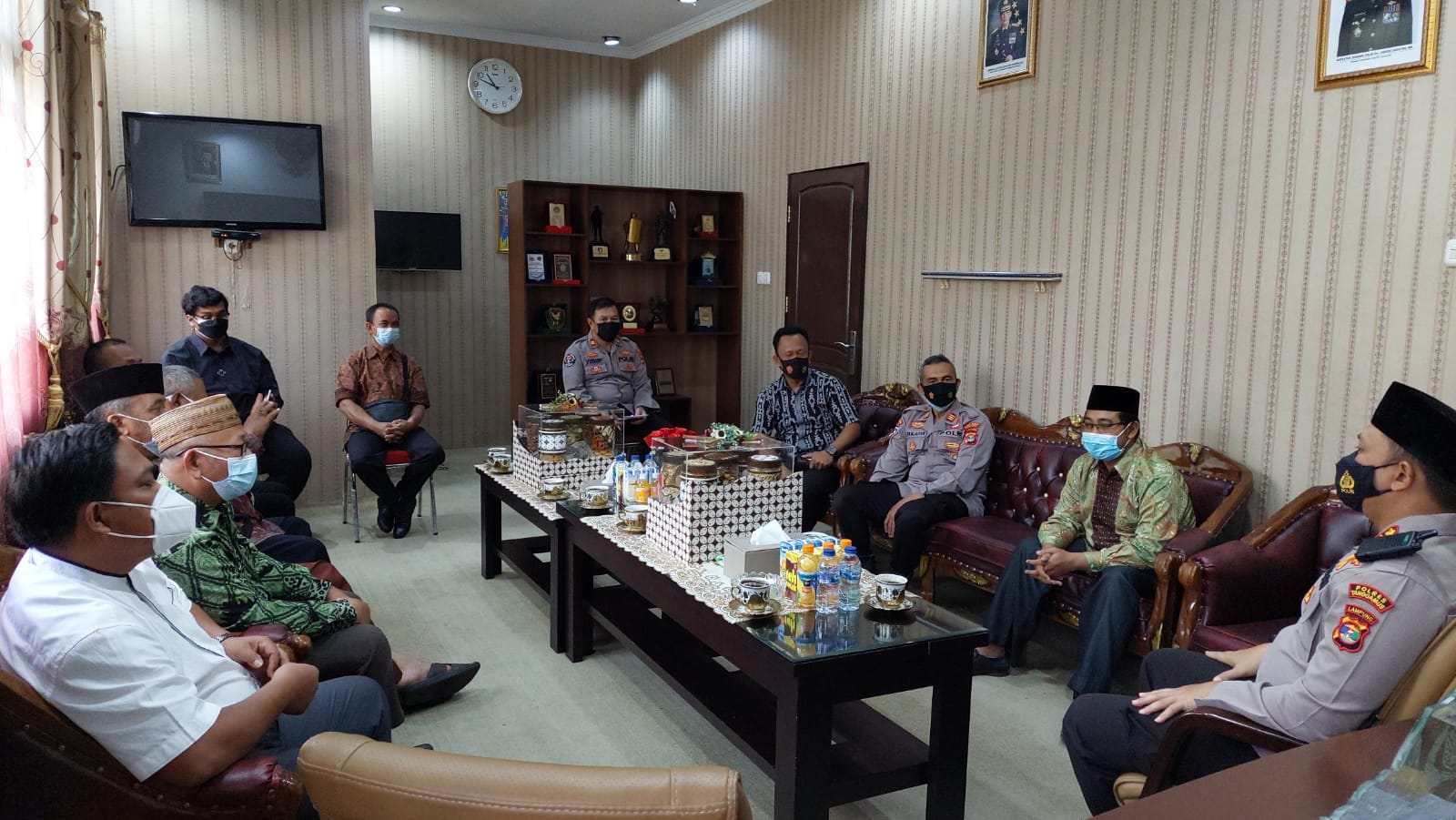 Kapolres Tanggamus Terima Kunjungan FKUB