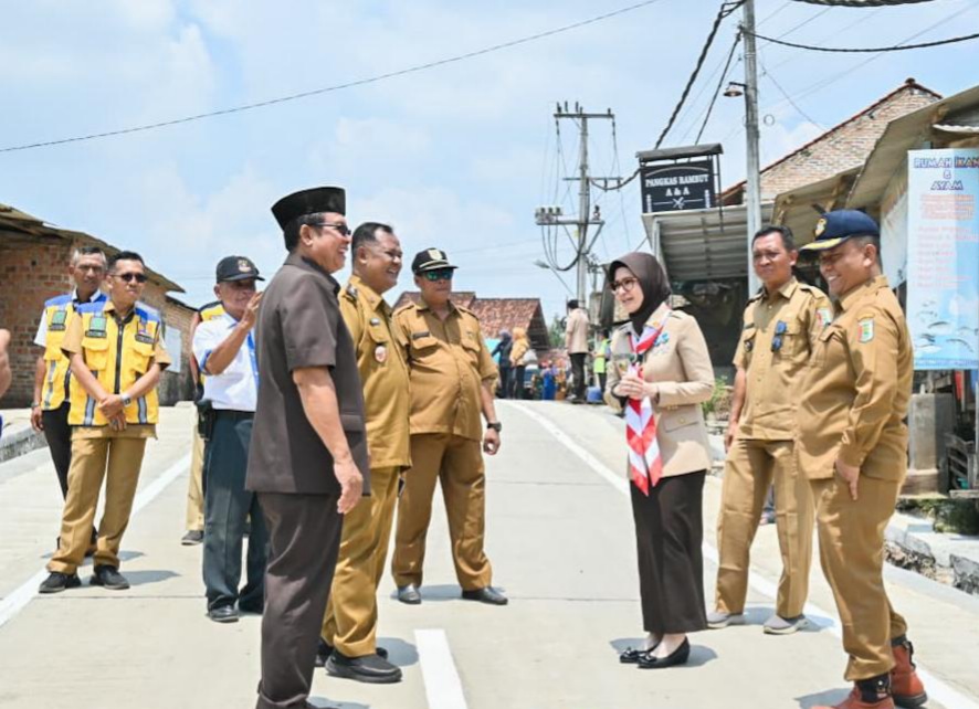 Peningkatan Dua Ruas Jalan di Pesawaran, Nanda: Jalan Mulus, Ekonomi Meningkat