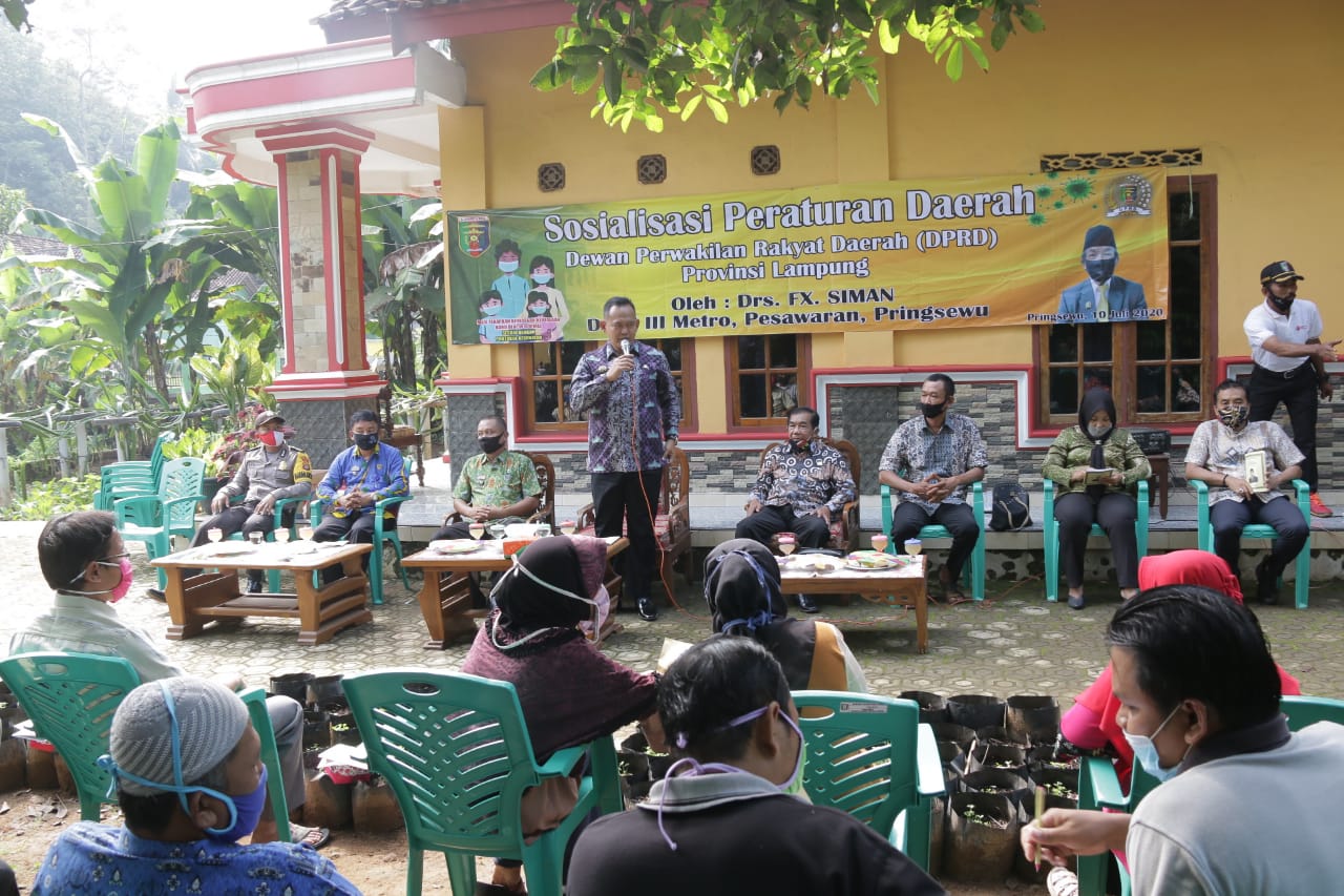 Anggota DPRD Lampung Sosialisasikan Perda Perlindungan Anak di Pringsewu