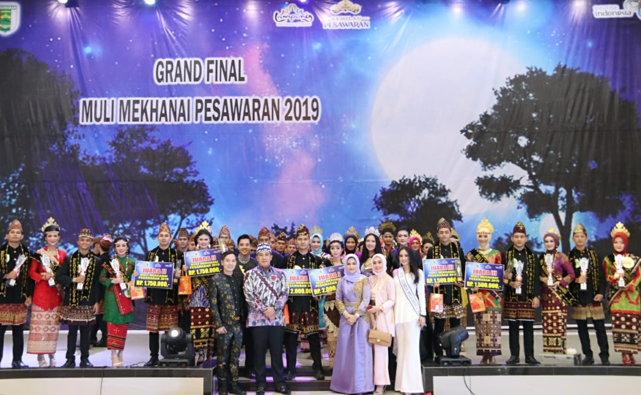 Pesawaran Gelar Grand Final Pemilihan Muli Mekhanai Tahun 2019