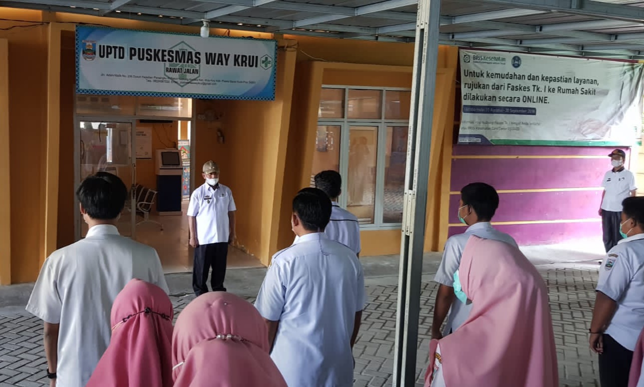 Wabup Zulqoini Sidak Kantor Kecamatan dan Puskesmas Way Krui