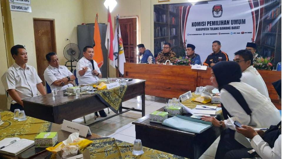 Bawaslu Tubaba Hadiri Rakor Rekapitulasi DPB