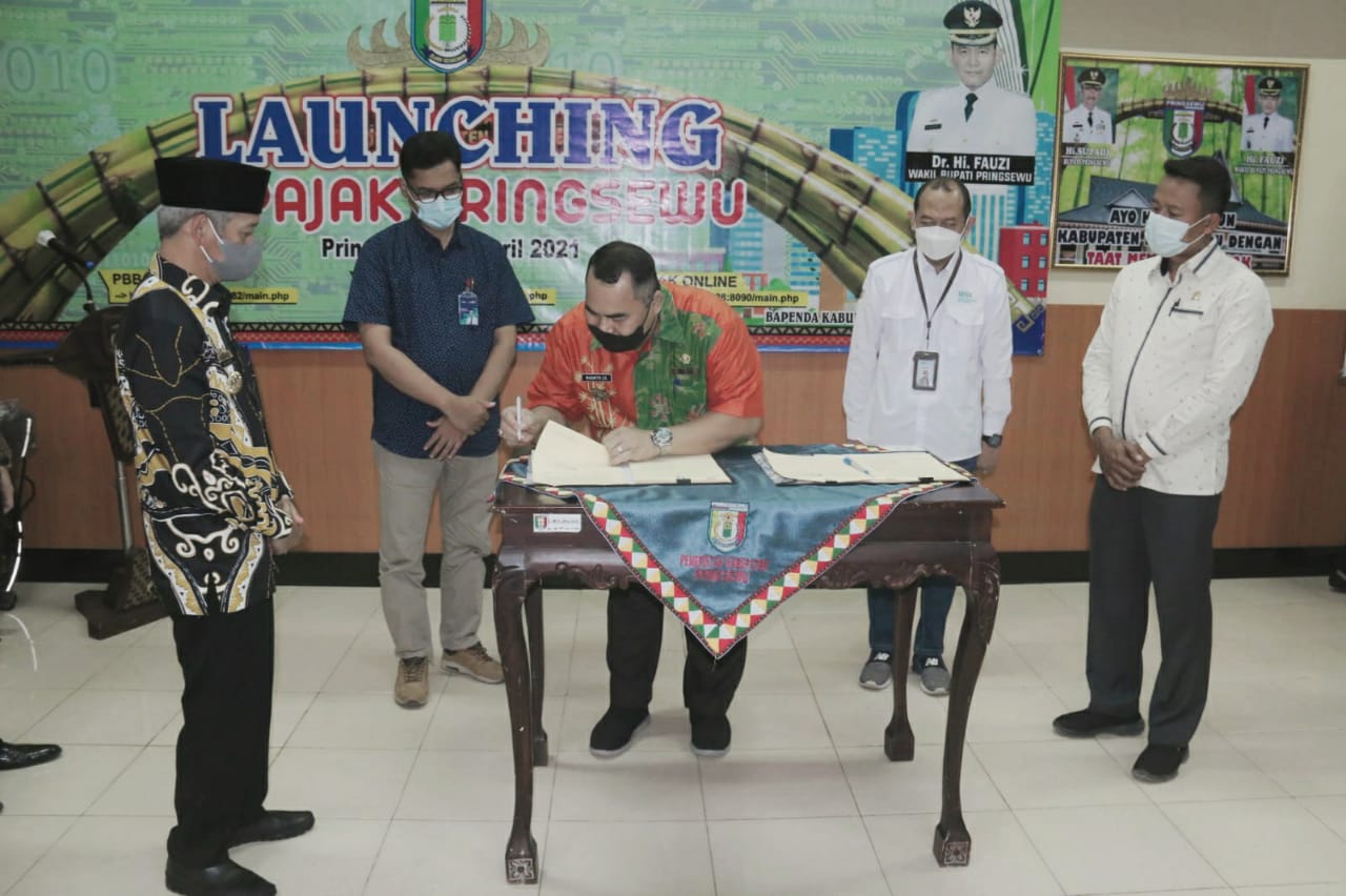 Layanan e-Pajak Pringsewu Dilaunching