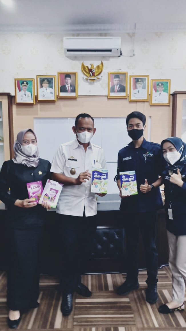 Bantu Turunkan Angka Stunting, Morinaga Chilgo Berikan CSR Kepada Pemkab Pringsewu