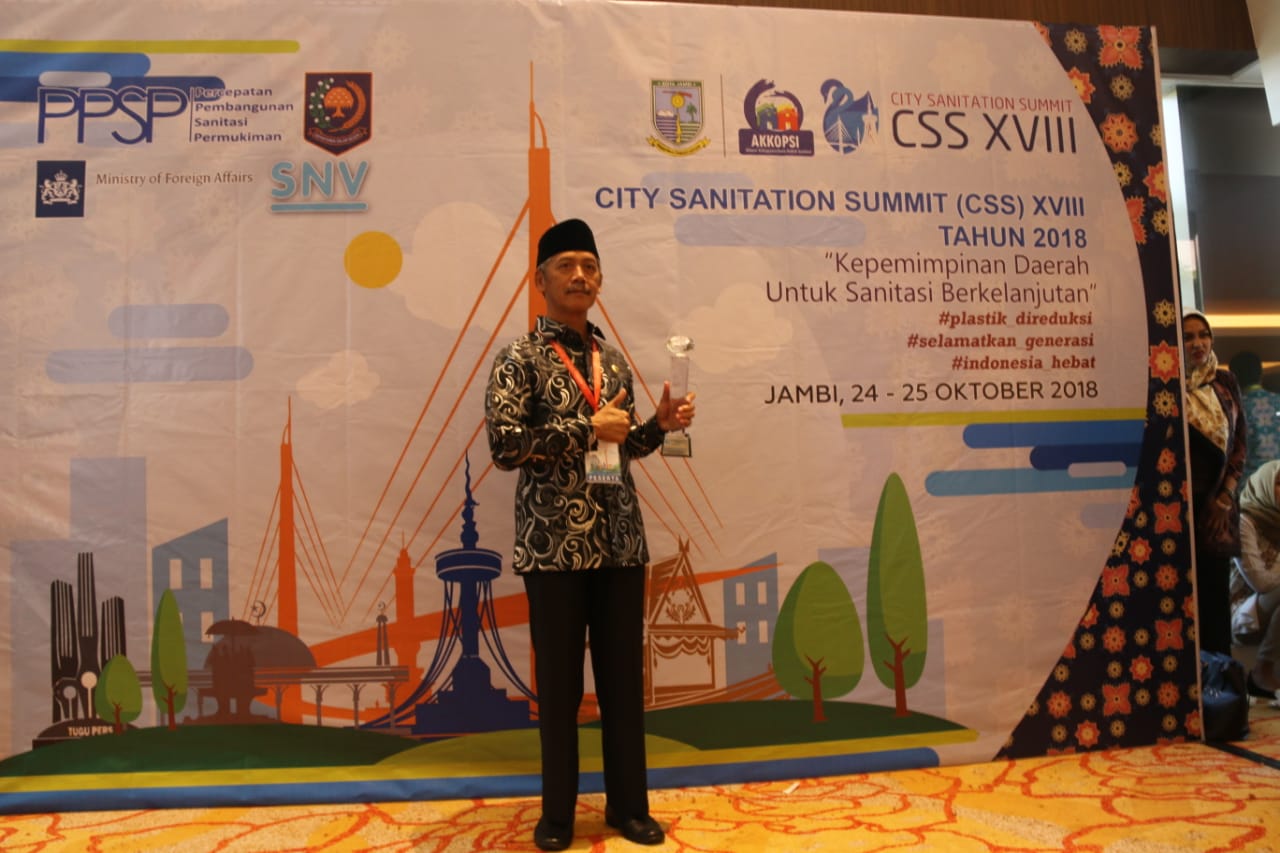 Pringsewu Raih Smart Sanitation Award AKKOPSI 2018