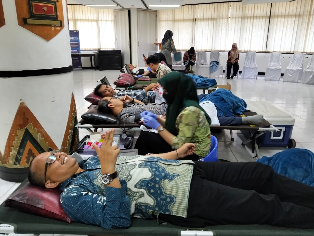 SPPN 7 Gelar Donor Darah, Sasmika: Darah kita sama