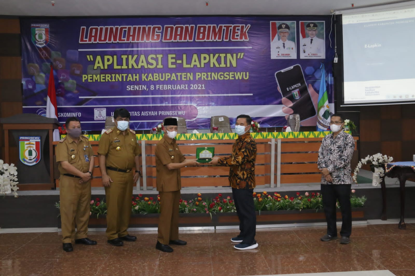 Pemkab Pringsewu Luncurkan E-LAPKIN