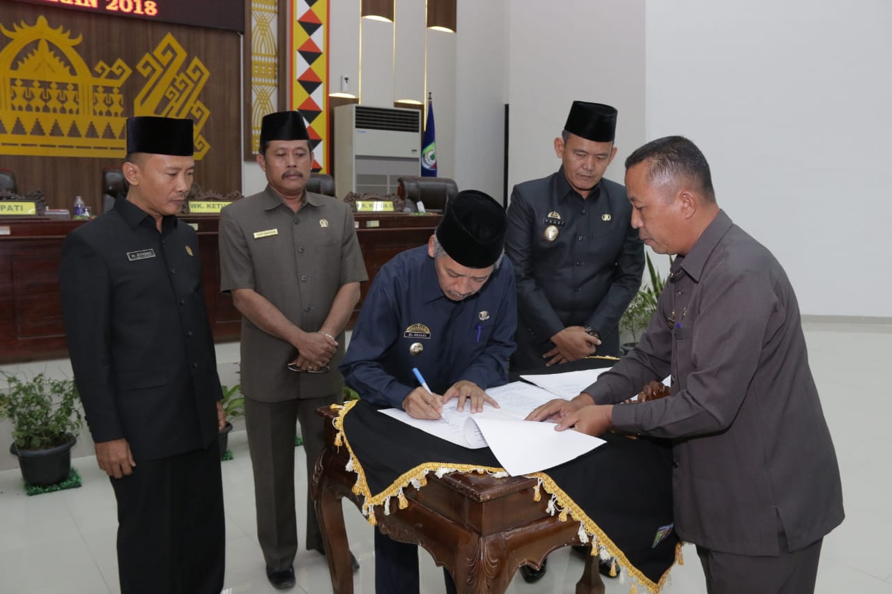 Perda APBD-P Pringsewu 2018 Disahkan