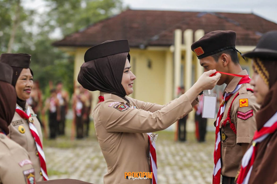 Nanda Indira Tutup Lomba Tingkat Penggalang III Pesawaran Tahun 2023