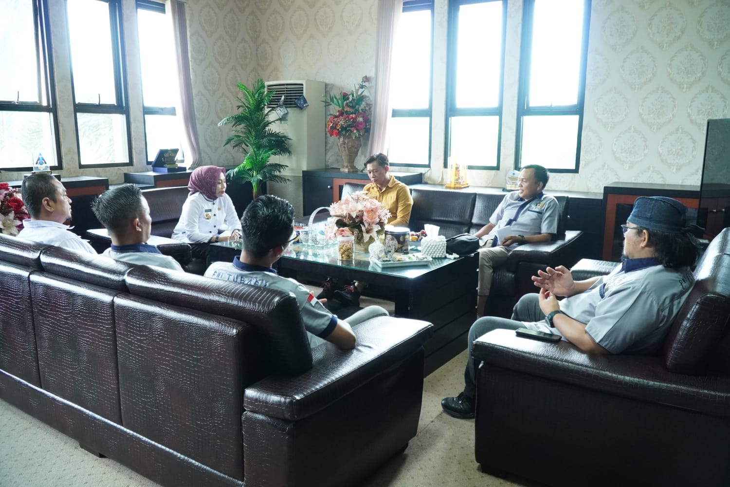 Pengurus PWI Tubaba Audiensi Dengan Pj. Bupati Bahas Rencana Kegiatan Diskusi Pers.