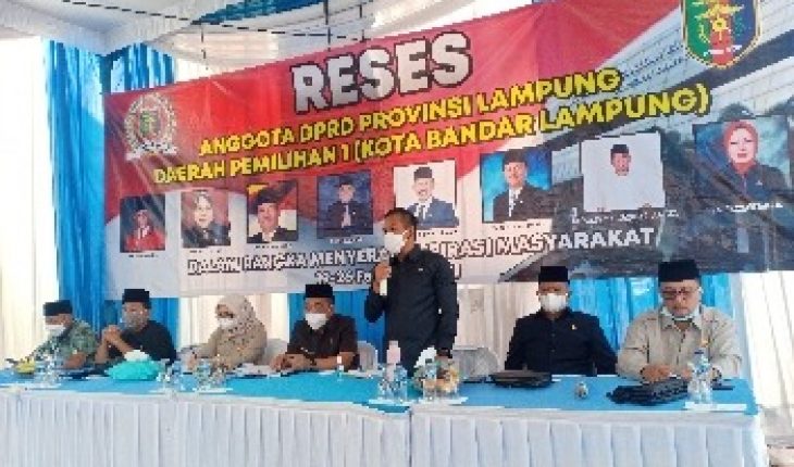 Anggota DPRD Lampung Dapil I Serap Aspirasi Warga Kedaton