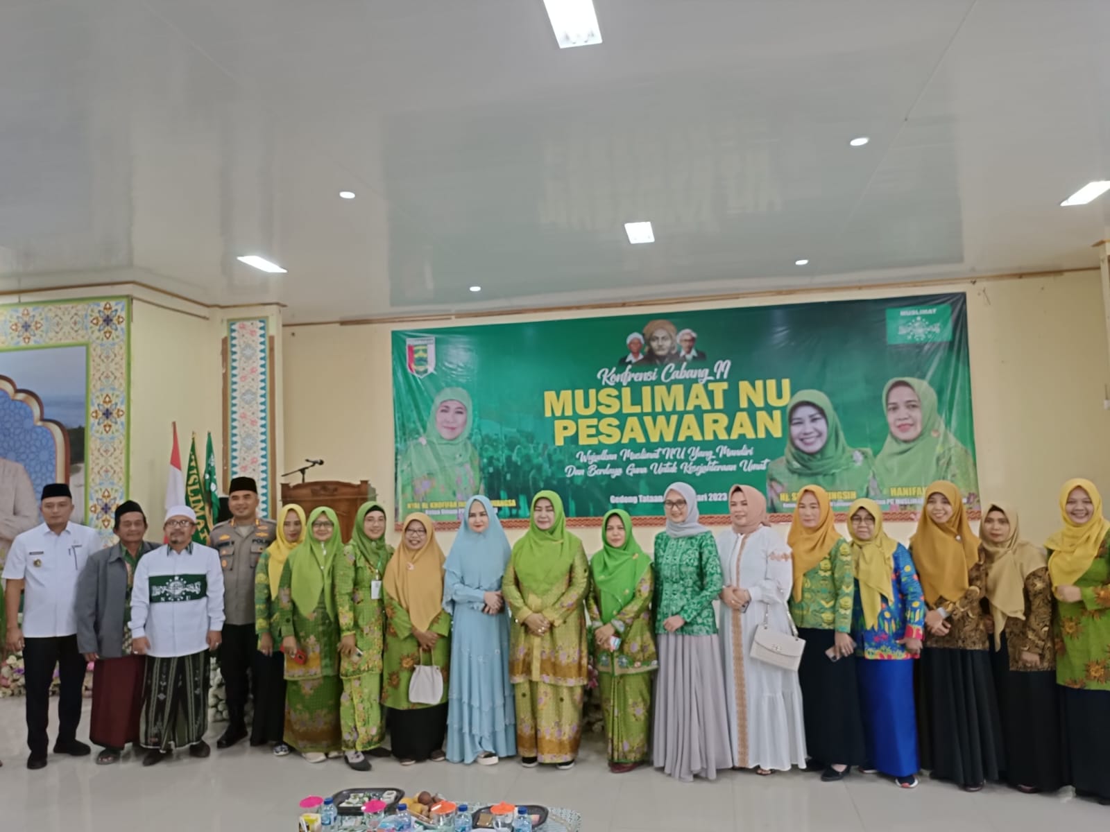 Hadiri Konfercab Muslimat NU, Ini Pesan Asisten I Pesawaran