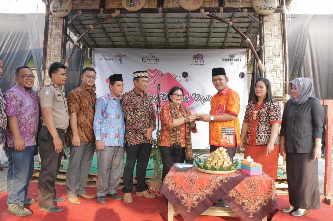 Wabup Pringsewu Launching Destinasi Digital Pasmami