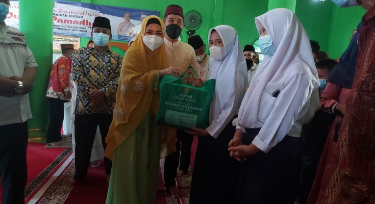 Baznas dan Pemkab Pesawaran Beri Bantuan di Dua Kecamatan