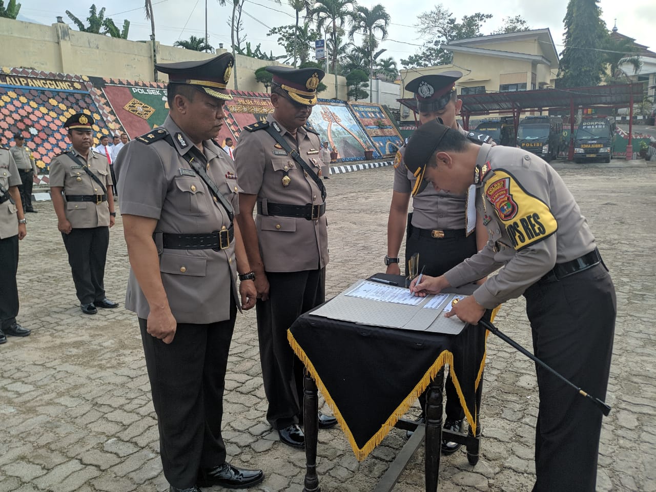 Polres Tanggamus Gelar Sertijab