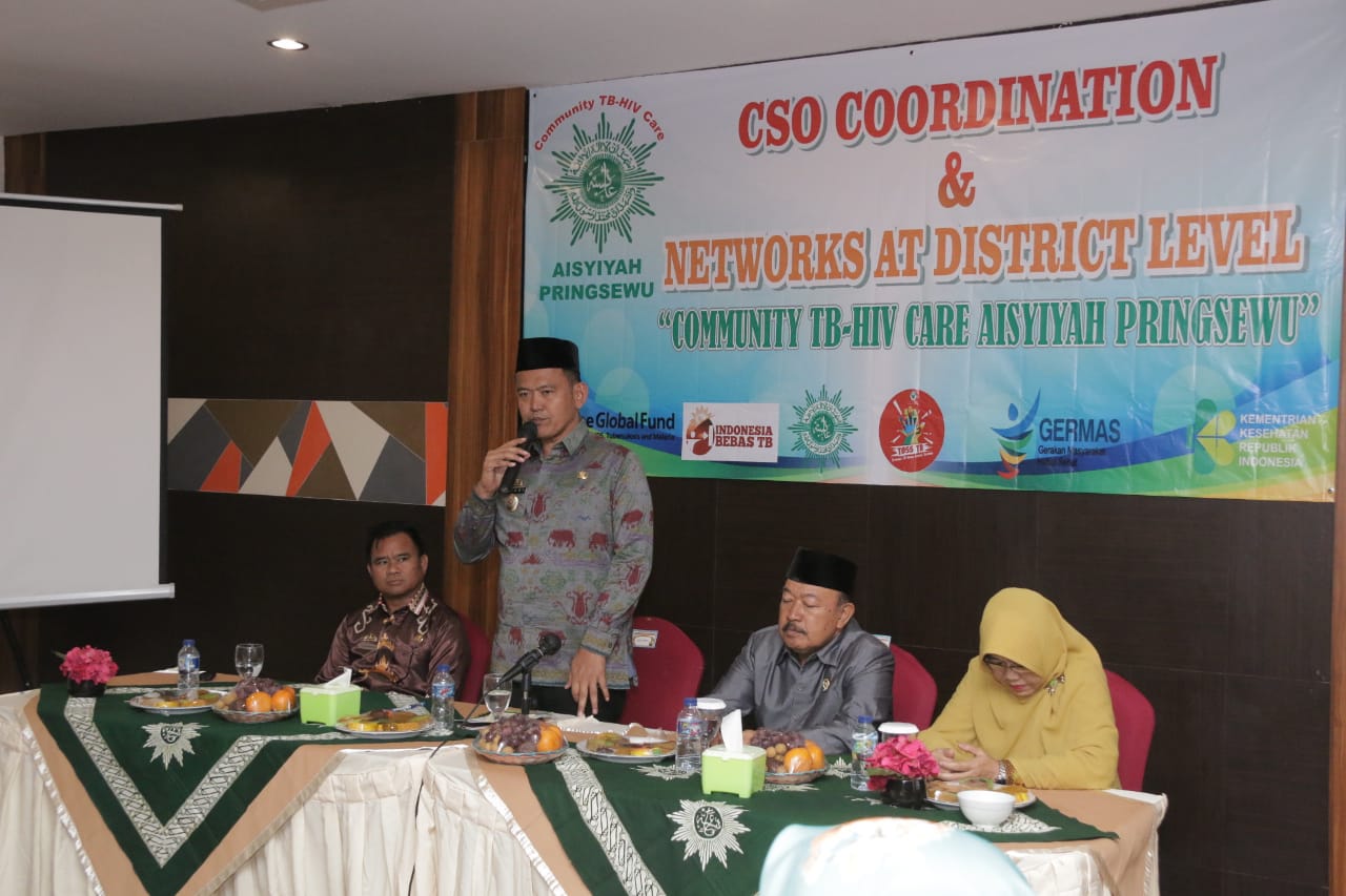 Wabup Pringsewu Buka CSO Coordination and Networks at District Level