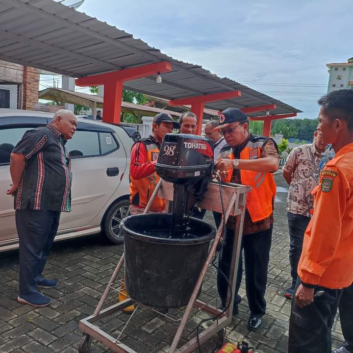 BPBD Asahan Lakukan Peninjauan ke Lokasi Banjir