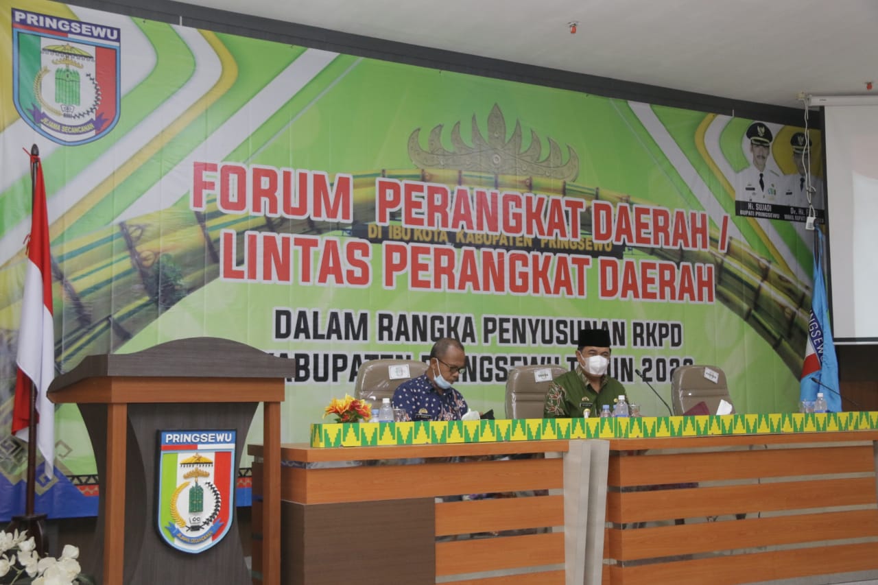 Susun RKPD 2022, Pemkab Pringsewu Gelar Forum Perangkat Daerah