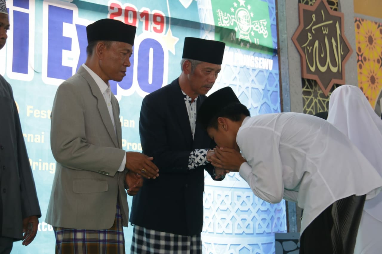 Ribuan Santri di Pringsewu Ikut Wisuda Akbar Tahfidzul Qur'an