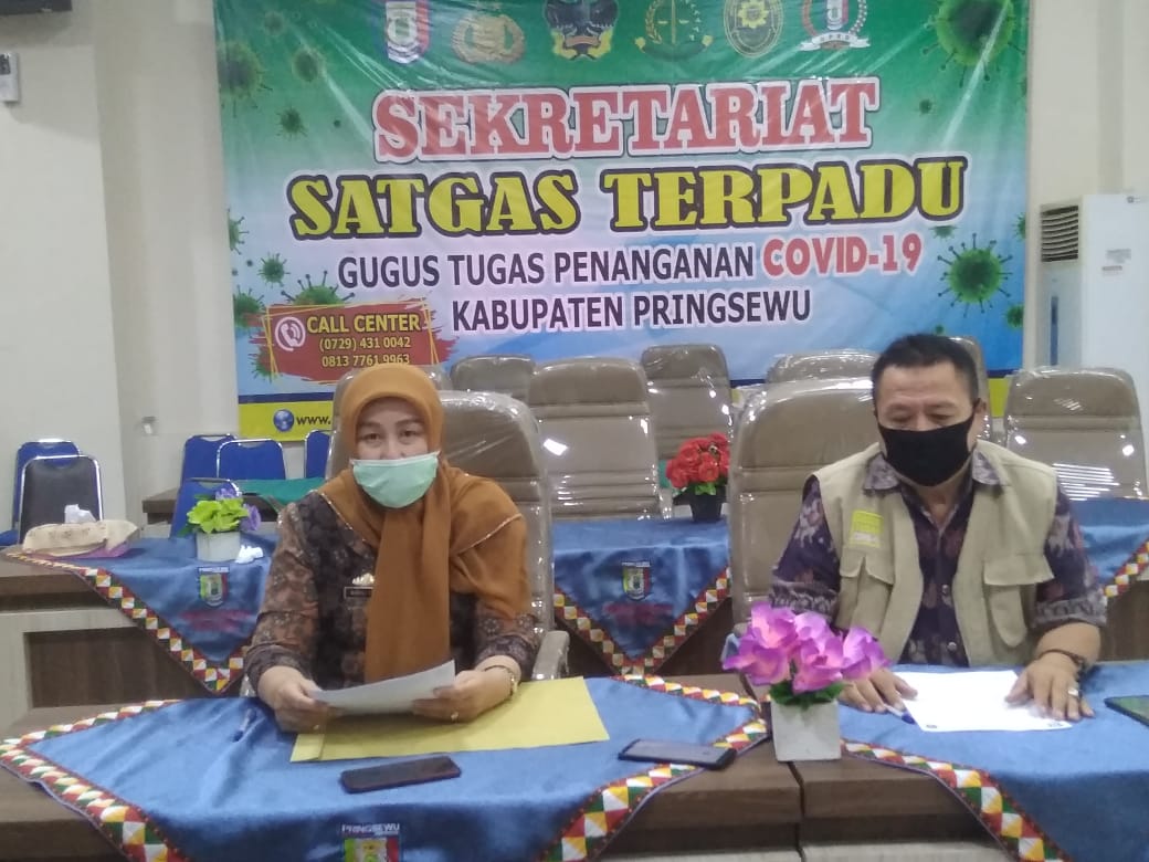 Dua Kasus Terkonfirmasi Positif Covid-19 Di Pringsewu.