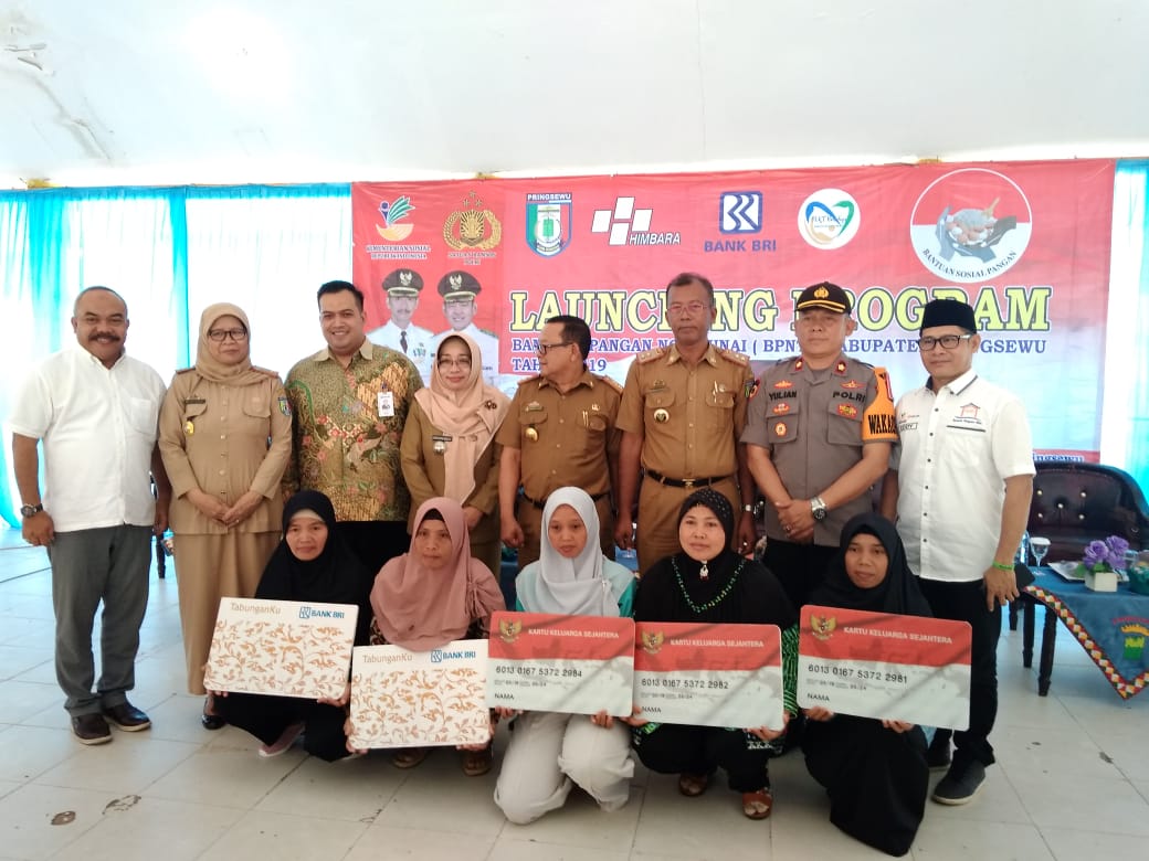 Dinas Sosial Pringsewu Launching BPNT 2019.